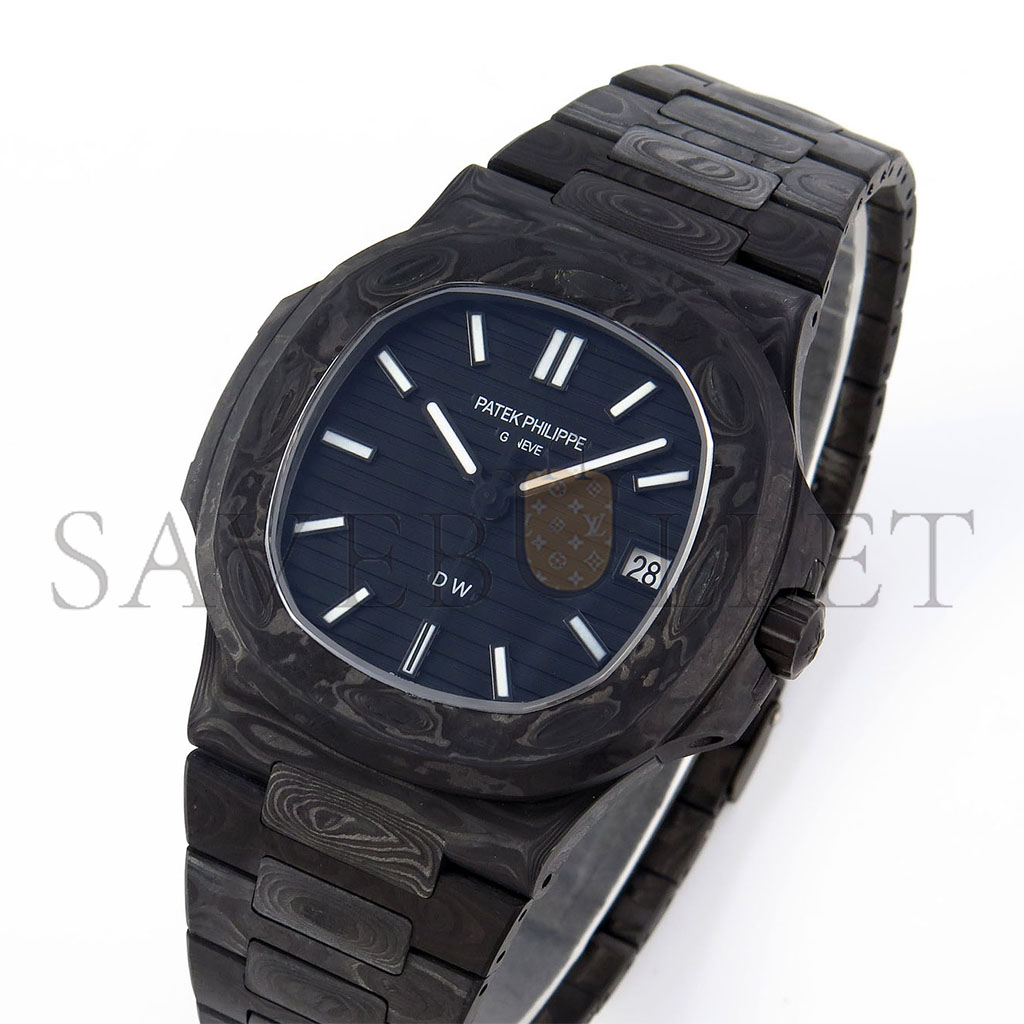 PATEK PHILIPPE DIW CARBON NAUTILUS“BLACK GRAIL” 40MM WATCH 5711/1A